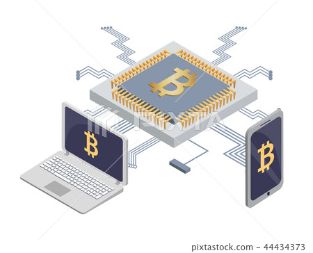 Platform for Mining Bitcoins, Blockchain for Money 44434373