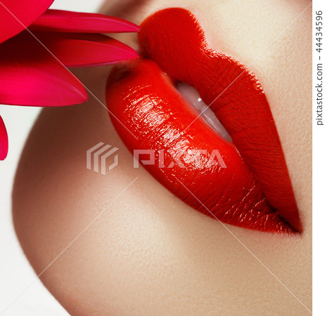Beauty girl . Makeup and body care , skin care Beauty girl . Makeup and body care , skin care 44434596