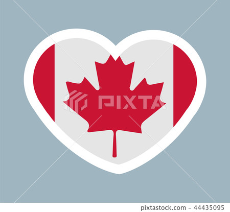 Cute Sticker Canadian Flag Vector Illustration Cute Sticker Canadian Flag Vector Illustration 44435095