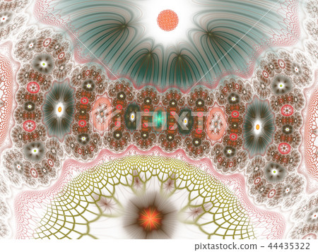 Nanotechnology medicine concept. Fractal art 44435322