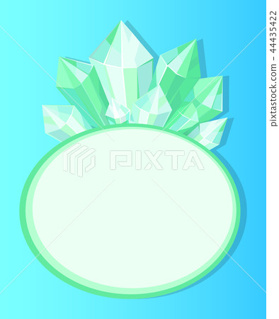 Emeralds Natural Resources Poster with Oval Frame Emeralds Natural Resources Poster with Oval Frame 44435422