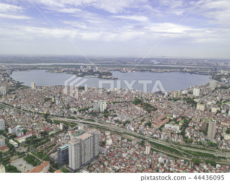 Hanoi skyline cityscape Sunset 44436095