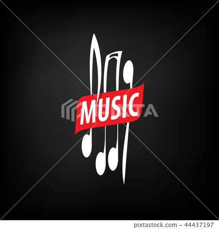 Vector sign music. Illustration of musical notes.. 44437197