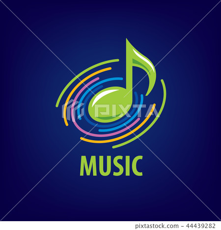 Vector sign music. Illustration of musical notes.. 44439282