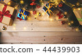 Room For Text Christmas Decoration on Wooden Plank 44439903
