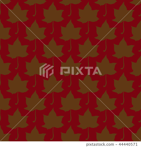 Maple leaves seamless vector red orange art background 44440571