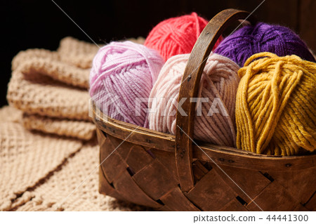 balls of colorful wool thread for knitting balls of colorful wool thread for knitting 44441300