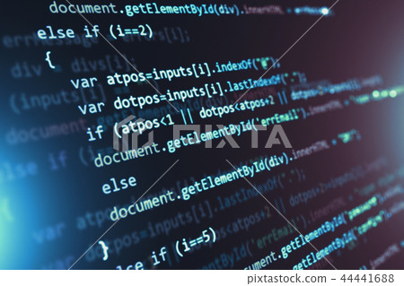 Programming source code abstract background - Stock Illustration ...
