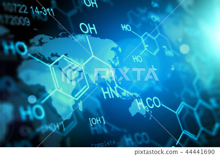 Chemical and medical research science concept 44441690