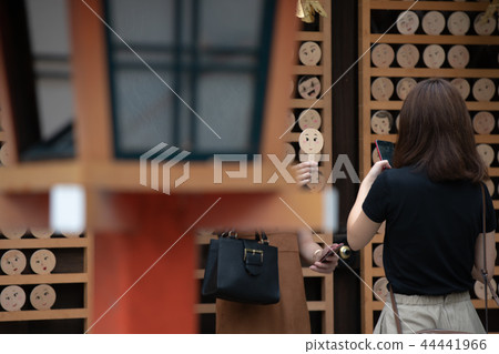 京都市Sakyo-ku的神龜神社Shimogamo-jinja神社的照片 京都市Sakyo-ku的神龜神社Shimogamo-jinja神社的照片 44441966