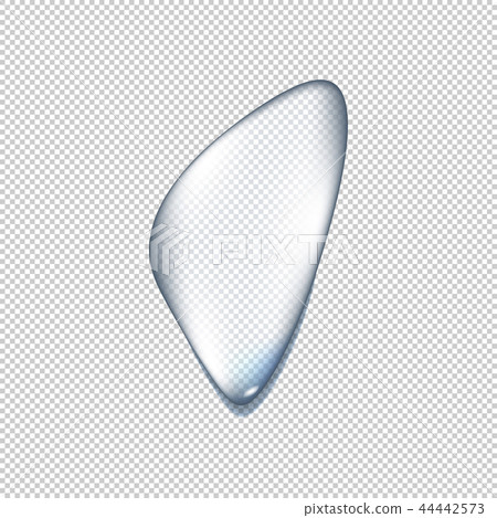 Realistic pure and transparent water drops set with shadow on gray background. Vector illustration Realistic pure and transparent water drops set with shadow on gray background. Vector illustration 44442573