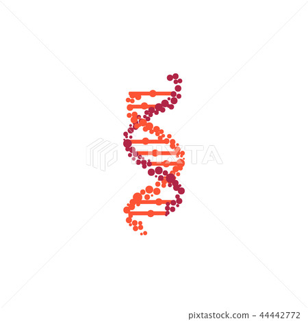 DNA molecule sign, genetic elements and icons collection strand. Vector DNA molecule sign, genetic elements and icons collection strand. Vector 44442772