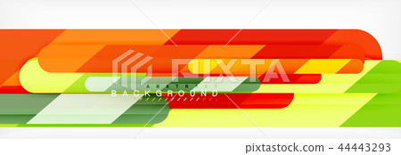 Abstract colorful lines, modern geometric background design 44443293
