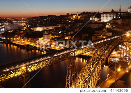 Night view of Don Luis I Bridge Night view of Don Luis I Bridge 44443696