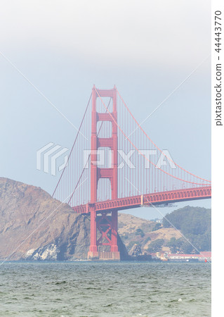 The iconic Golden Gate Bridge in San Francisco 44443770