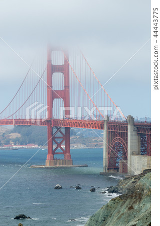 The iconic Golden Gate Bridge in San Francisco The iconic Golden Gate Bridge in San Francisco 44443775