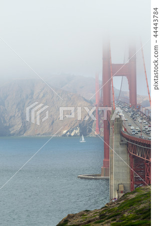The iconic Golden Gate Bridge in San Francisco The iconic Golden Gate Bridge in San Francisco 44443784