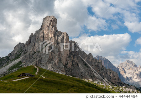 The Passo di Giau, in the Italian Dolomites 44444484