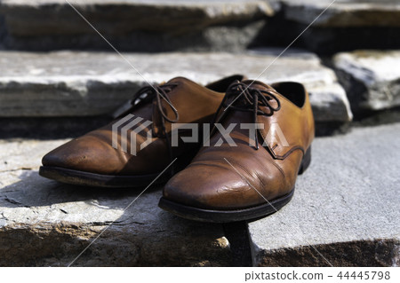 棕色皮鞋 棕色皮鞋 44445798