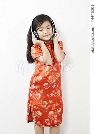 Girl child chinese New year Girl child chinese New year 44446301