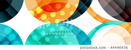 Circle composition abstract background Circle composition abstract background 44446436