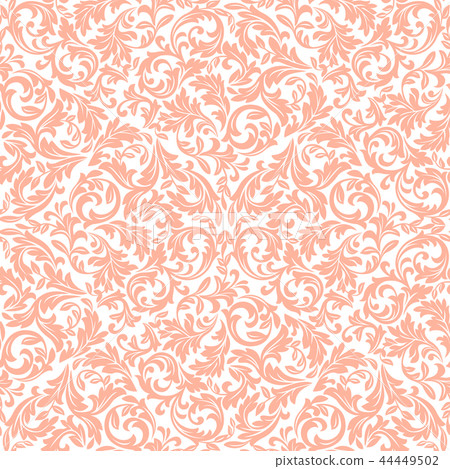Wallpaper in the style of Baroque. A seamless Wallpaper in the style of Baroque. A seamless 44449502