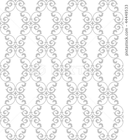 Wallpaper in the style of Baroque. A seamless Wallpaper in the style of Baroque. A seamless 44449533