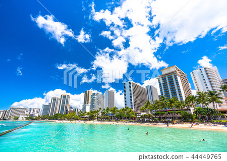 "Hawaii" Waikiki Beach Honolulu 44449765