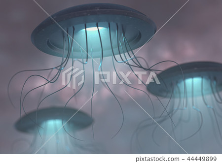 Extraterrestrial Spaceship Alien UFO War 44449899