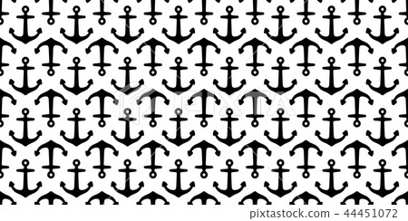 Anchor seamless pattern vector boat helm pirate - Stock Illustration ...