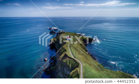Aerial view of Kiritappu cape Aerial view of Kiritappu cape 44452351