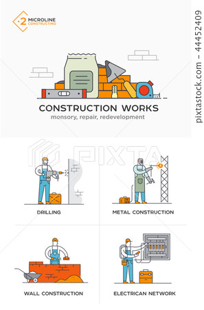 Builders, a new project, engineer, estimates. Stages Builders, a new project, engineer, estimates. Stages 44452409