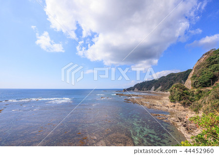 The sea near Katsuura city Osawa The sea near Katsuura city Osawa 44452960