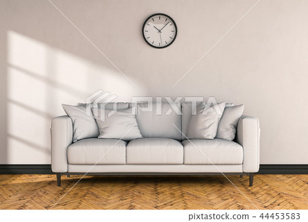 Living room interior in modern style, 3d render 44453583