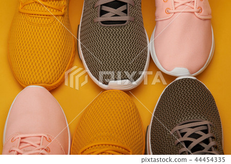 Set of sport colorful shoes 44454335