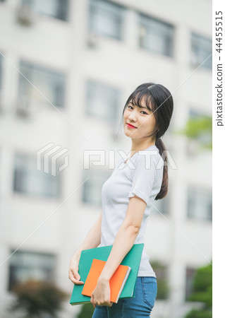 Campus college girl female youth Campus college girl female youth 44455515