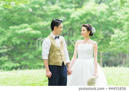 Garden Wedding Image Stock Photo 44455856 Pixta