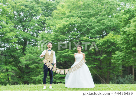 Garden wedding image 44456489