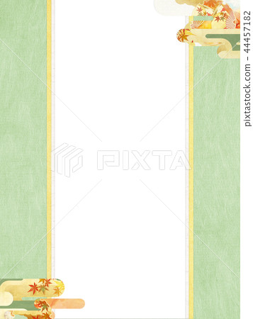 Japanese-Japanese pattern-Japanese style-background-gold foil-clouds-clouds-paper-paper-congratulation bag 44457182