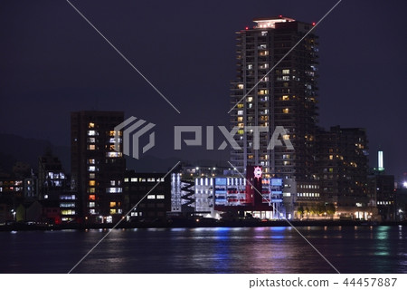 Nagasaki Harbor Night view Nagasaki Harbor Night view 44457887