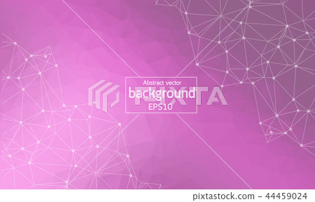 Abstract  Geometric Polygonal background molecule  44459024