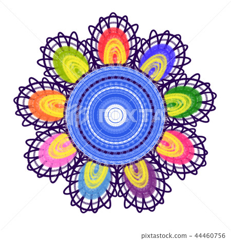 Paraguay traditional race "Nyanduti" style Paraguay traditional race "Nyanduti" style 44460756