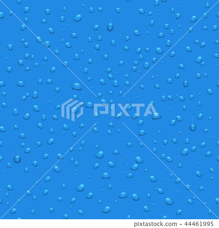 Transparent water drops vector seamless pattern Transparent water drops vector seamless pattern 44461995