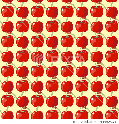Red cherry vector seamless background Red cherry vector seamless background 44462034