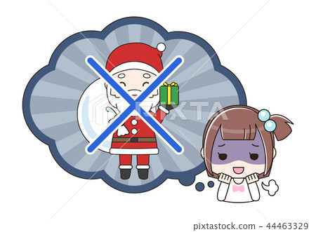 A girl who doesn't believe in Santa Claus 44463329