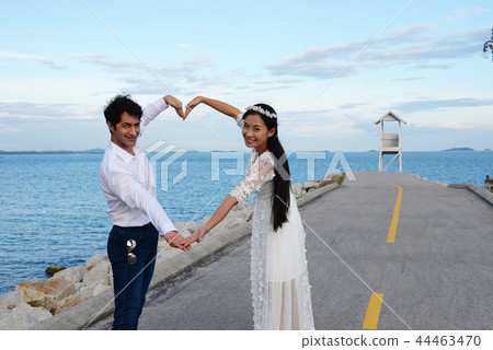 Couple just got married. Couple just got married. 44463470