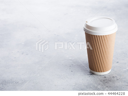 Coffee cardboard cup for take away or coffee Coffee cardboard cup for take away or coffee 44464228