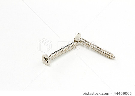 Close-up on screws, metal screws, iron screws Close-up on screws, metal screws, iron screws 44469005