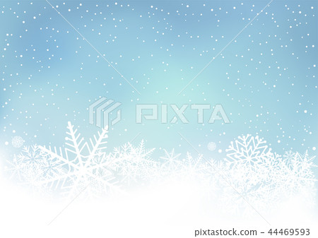 winter blue sky background with snow winter blue sky background with snow 44469593
