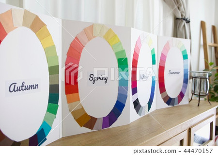 Personal color diagnostic season board Personal color diagnostic season board 44470157